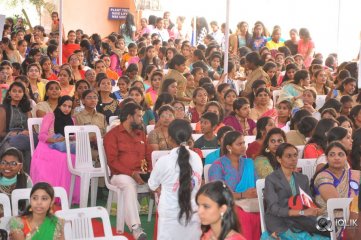 Manasuku Nachindi Movie Team At Kasturba Gandhi College